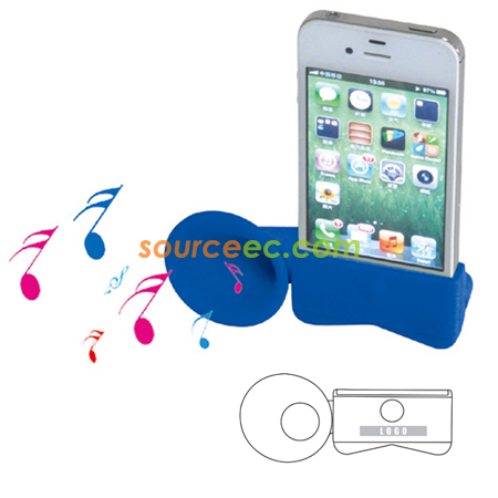  iPhone矽胶喇叭手机座