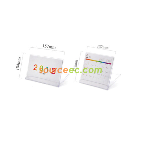 礼品订购简约风格月历广告