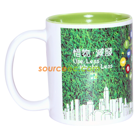 礼品订购310ML陶瓷杯广告