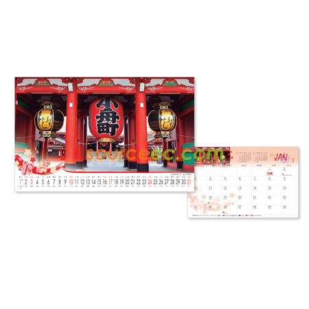 礼品订购座台月历广告