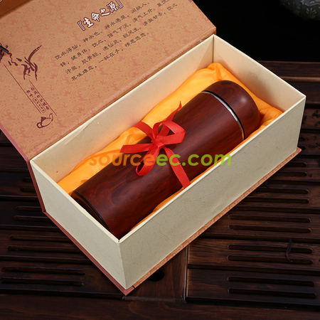 礼品订购420ML 双层紫砂保温杯广告
