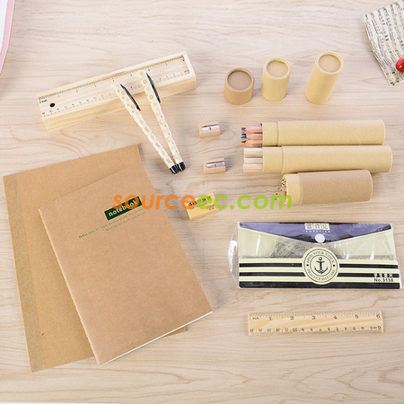 礼品订购环保文具套装广告
