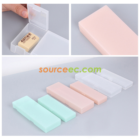 礼品订购简约半透明磨砂铅笔盒广告