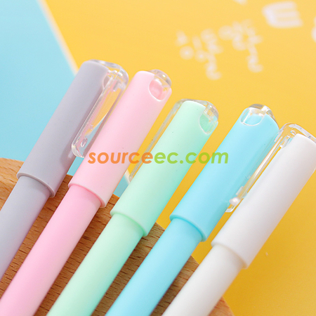 礼品订购马卡龙中性笔广告
