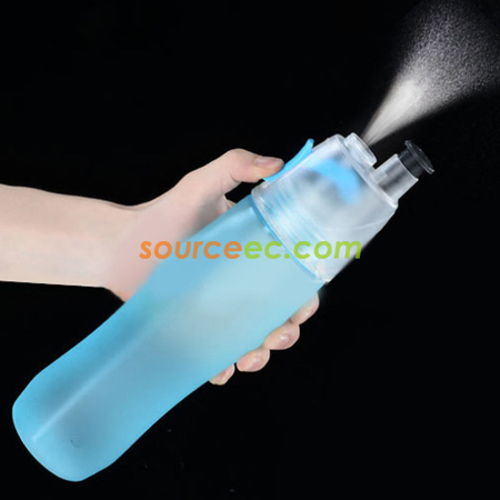 礼品订购700ML运动喷水水壶广告