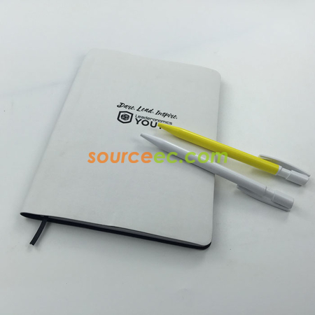 礼品订购变色软皮本广告