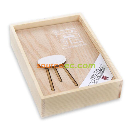 礼品订购木制笔记本广告