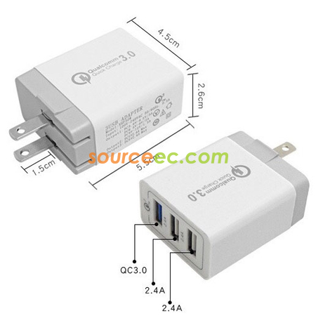 礼品订购3 USB 充电头广告