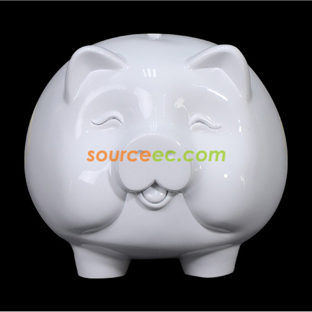 礼品订购树枝小猪钱箱广告