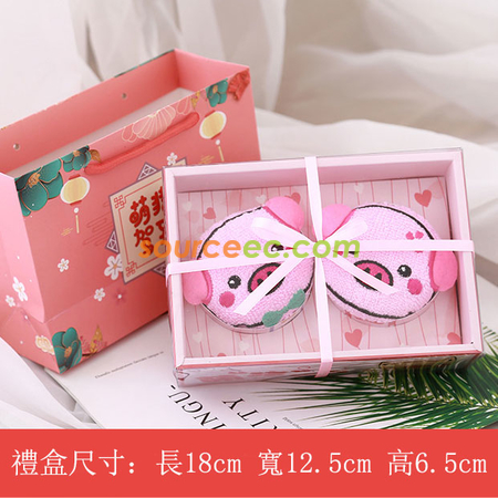 礼品订购动物毛巾礼盒广告