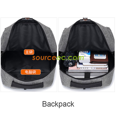 礼品订购商務背包3件套广告