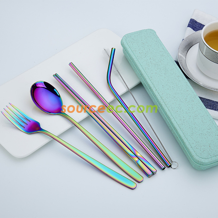 礼品订购不锈钢餐具广告