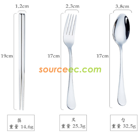 礼品订购不锈钢餐具广告