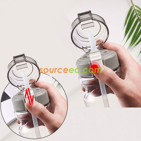 礼品订购700ML Tritan运动吸管杯广告