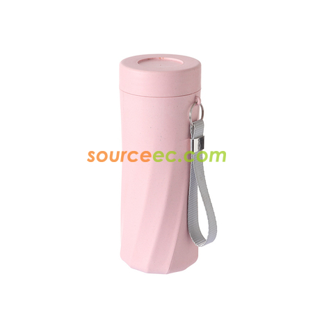 礼品订购550ML 竹纤维运动随身杯广告