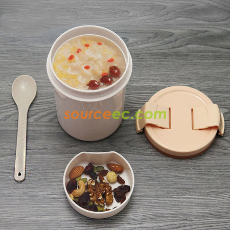 礼品订购600ML  小麦秸秆汤杯广告