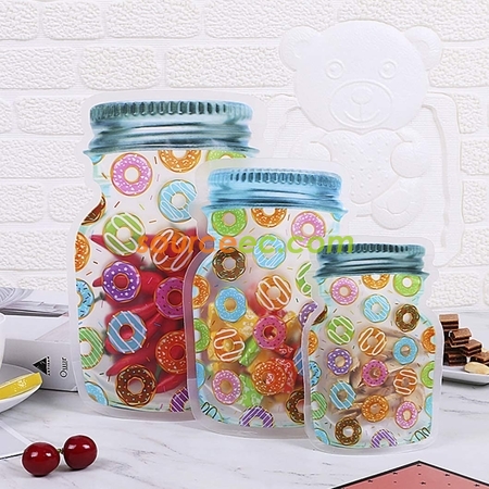 礼品订购梅森瓶自封袋广告