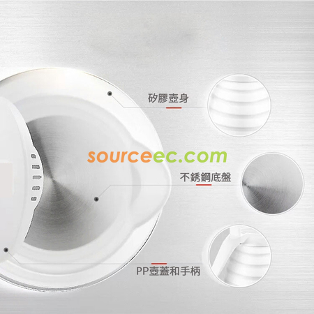 礼品订购600ML硅胶折叠电热水壶广告