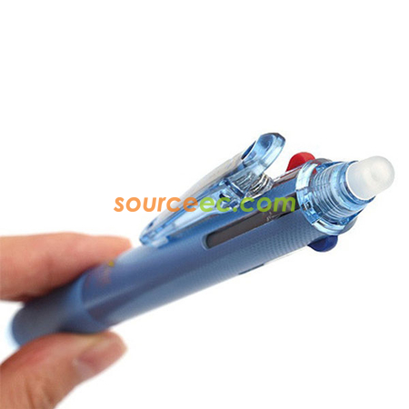 礼品订购可擦四色广告笔广告