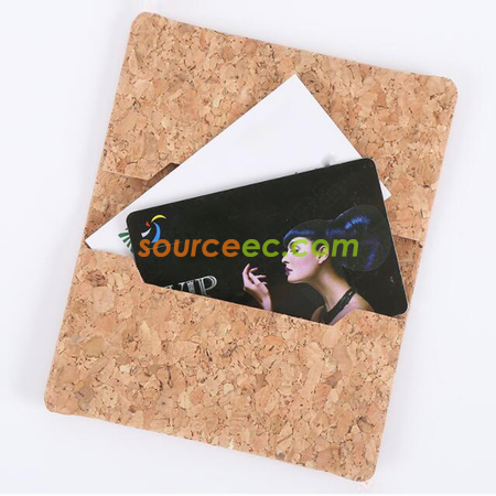 礼品订购软木名片夹广告