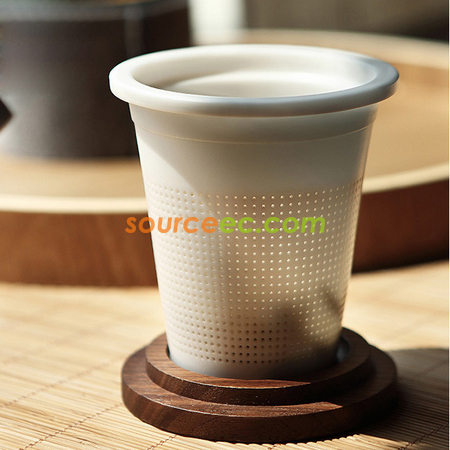 礼品订购毛毡杯套泡茶杯广告