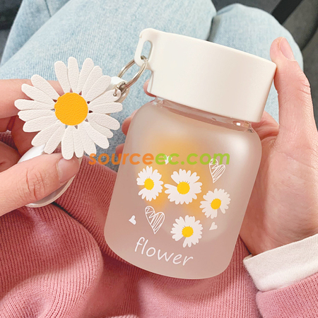 礼品订购小雏菊玻璃杯广告