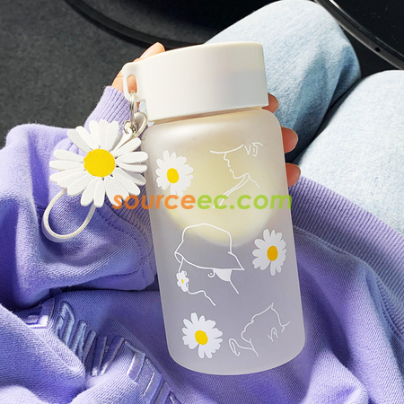 礼品订购小雏菊玻璃杯广告
