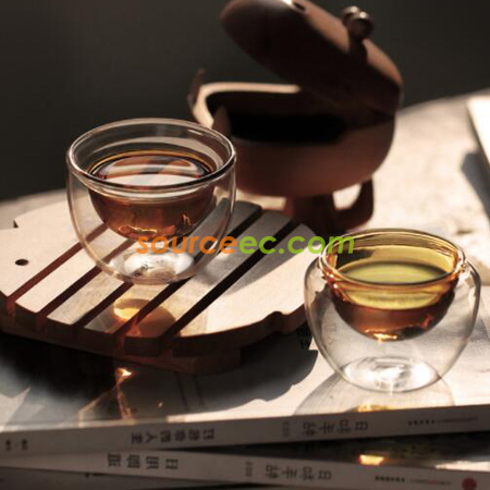 礼品订购玻璃小茶杯广告