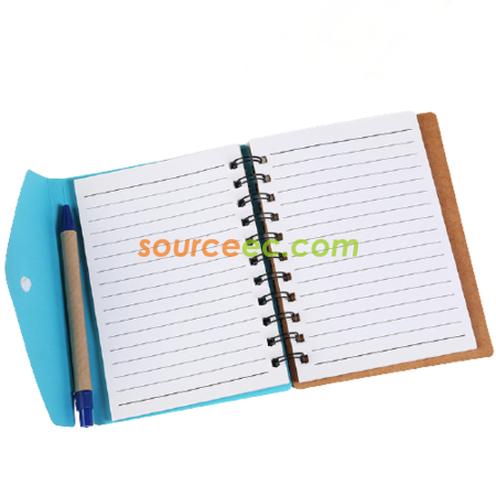 礼品订购线圈活页牛皮纸笔记本广告