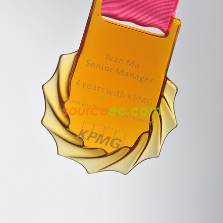 礼品订购琉璃獎牌广告