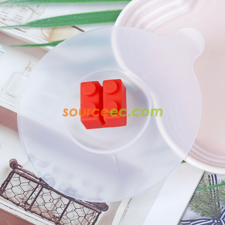 礼品订购创意积木硅胶茶杯水杯盖子广告