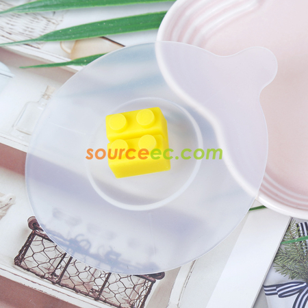 礼品订购创意积木硅胶茶杯水杯盖子广告