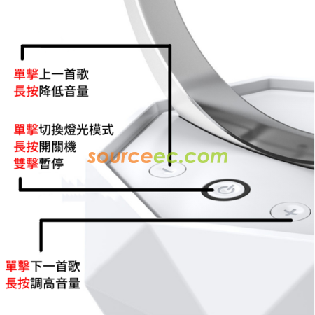 礼品订购時尚光圈蓝牙音响广告