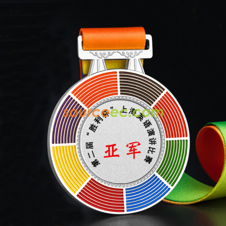礼品订购点漆彩色奖牌广告