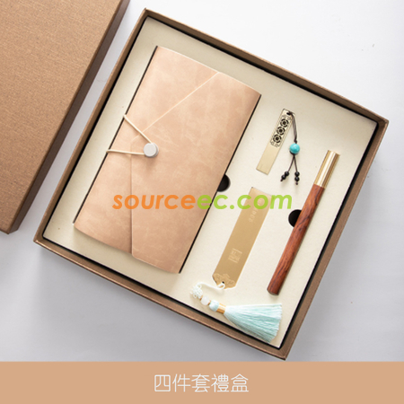 礼品订购笔记本套装 (笔记本+笔+书签 + U盘)广告