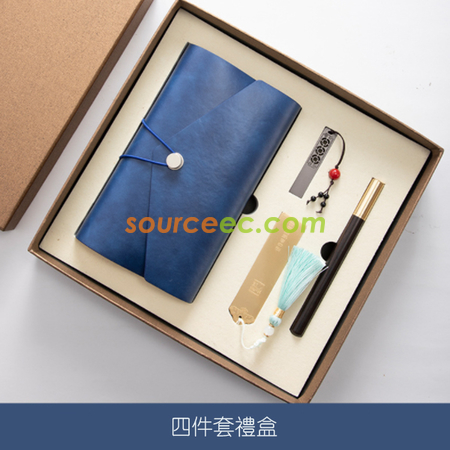 礼品订购笔记本套装 (笔记本+笔+书签 + U盘)广告