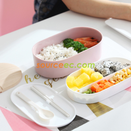 礼品订购双层饭盒广告