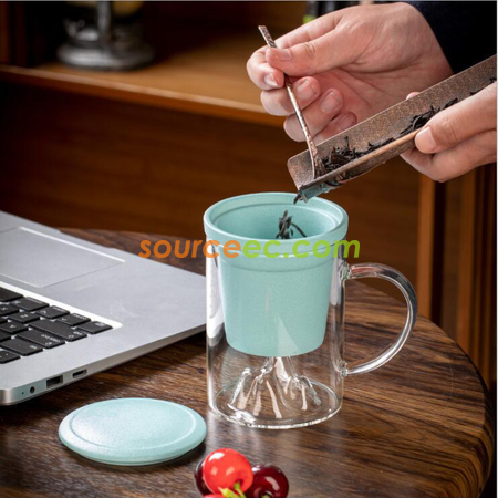 礼品订购玻璃茶杯广告