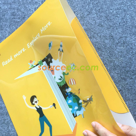 礼品订购A4卡扣文件夹广告