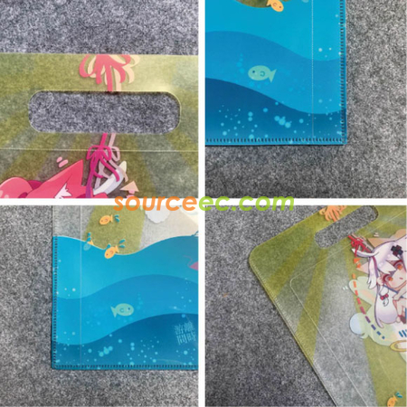 礼品订购可撕L型文件夹广告