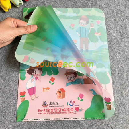 礼品订购A4多页文件夹广告