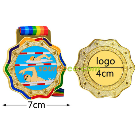 礼品订购登山金属奖牌广告