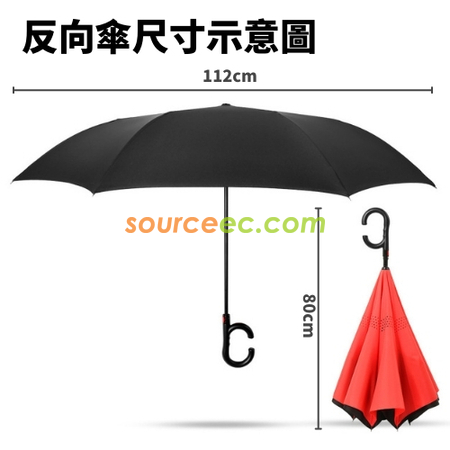 礼品订购自动反向伞广告