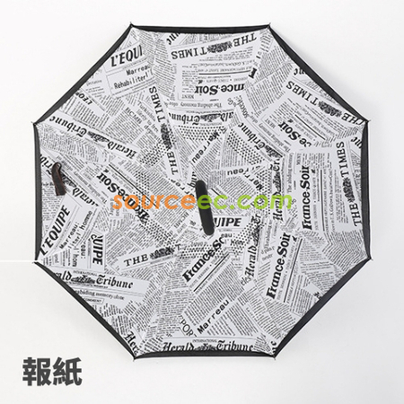 礼品订购自动反向伞广告