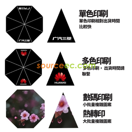 礼品订购折叠雨伞广告