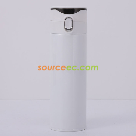 礼品订购420ML  316不锈钢真空智能弹跳盖保温杯广告