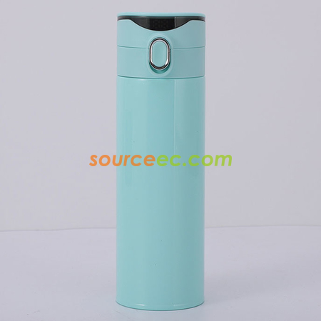 礼品订购420ML  316不锈钢真空智能弹跳盖保温杯广告