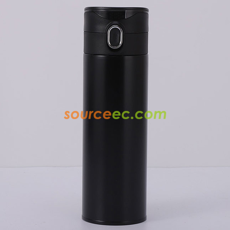 礼品订购420ML  316不锈钢真空智能弹跳盖保温杯广告