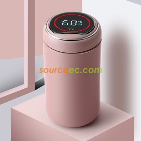 礼品订购磁吸式充电智能保温杯广告