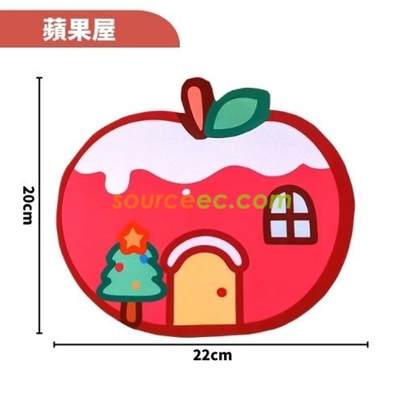 礼品订购卡通圣诞鼠标垫广告